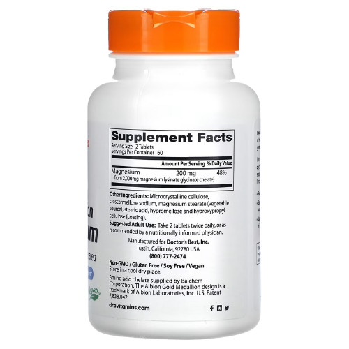 Doctor's Best Høyabsorberende Magnesium