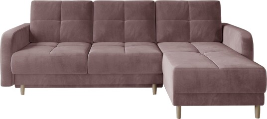 Saimon Sovesofa m. Divan med Oppbevaring 3 seter Rosa Saimon Sovesofa m. Divan med Oppbevaring 3 seter Rosa