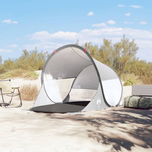 Strandtelt grå pop up vanntett Strandtelt grå pop up vanntett