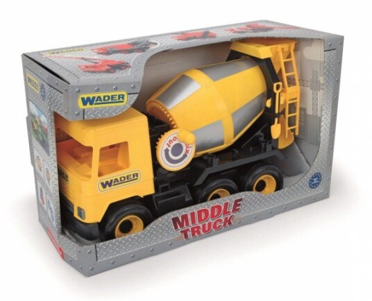 Wader Gul 38Cm Mellomlastbil Betongblander I Boks