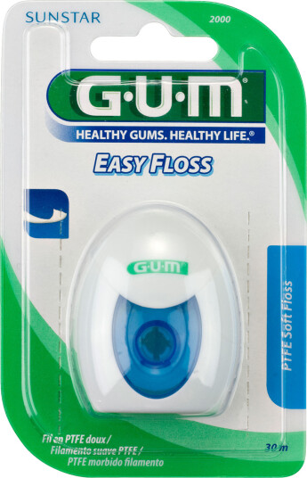 GUM Floss Easy Floss Tape PTFE Lett voksbehandlet GUM Floss Easy Floss Tape PTFE Lett voksbehandlet