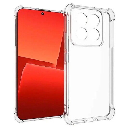INCOVER Xiaomi 14 Pro Fleksibel Plast Deksel - Gjennomsiktig INCOVER Xiaomi 14 Pro Fleksibel Plast Deksel - Gjennomsiktig