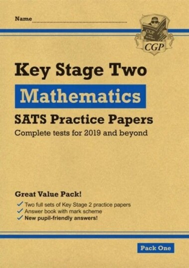 Ks2 Maths Sats Practice Papers: Pack 1 - For The 2024 Tests (With Free Online Extras) Av Cgp Books