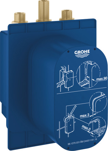 Grohe Eurosmart CE innbygget enhet 1/2 infrarød for dusj/veggmontering