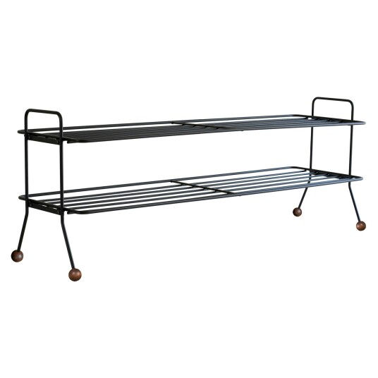 Maze Bill Shoe Shelf L Svart-m?rkbrun Maze Bill Shoe Shelf L Svart-m?rkbrun