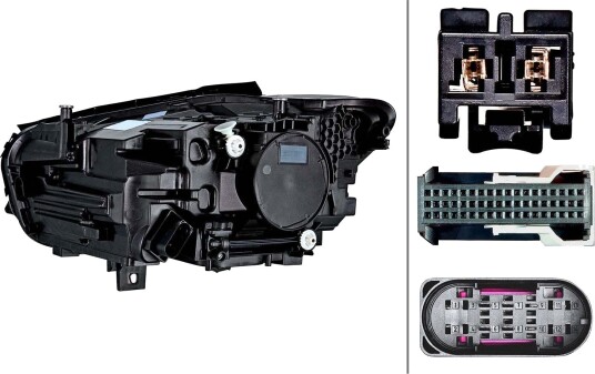 HELLA 1EX 015 558-321 Frontlykter