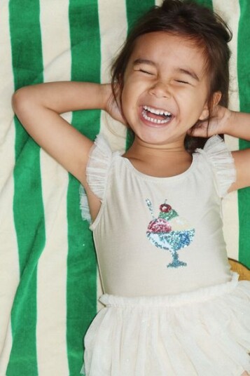 Konges Sløjd Amandine swimsuit – rosewater   4år