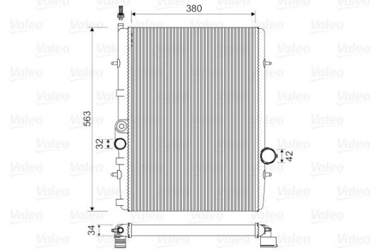 Radiator VALEO 732906