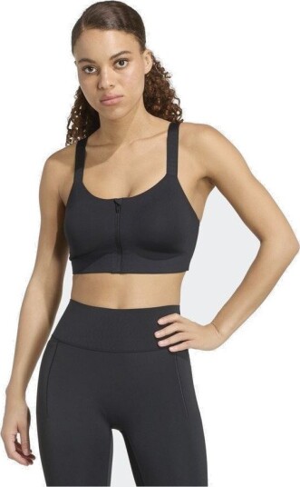 adidas Optimé High Support Zip Bra størrelse Medium