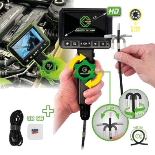 Ks Tools Videoskop-Sett O 6,0 Mm - Elektroværktøystilbehør Ks Tools Videoskop-Sett O 6,0 Mm - Elektroværktøystilbehør