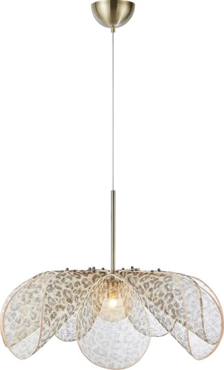 Markslöjd   Pendellampe Styrka 1L 75cm   Beige