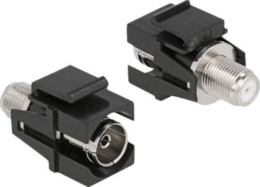 Delock Modulinnlegg Iec-Kontakt Svart