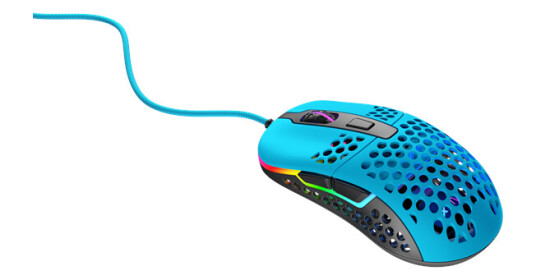 Xtrfy M42 RGB - Miami Blue - Gaming mus - Optisk - 6 - Blå med RGB