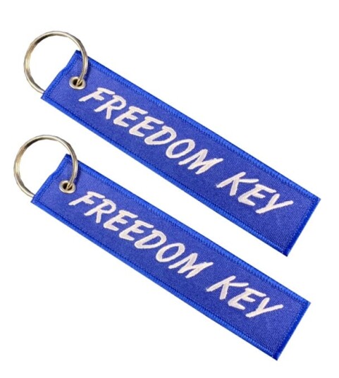 Nøkkelring Freedom Key Blå Nøkkelring Freedom Key Blå