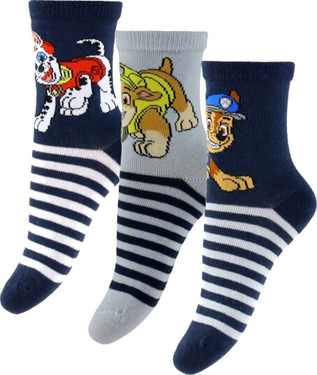 Name It Nmmmalbi Paw 3P Sock Cplg Navy 28 30