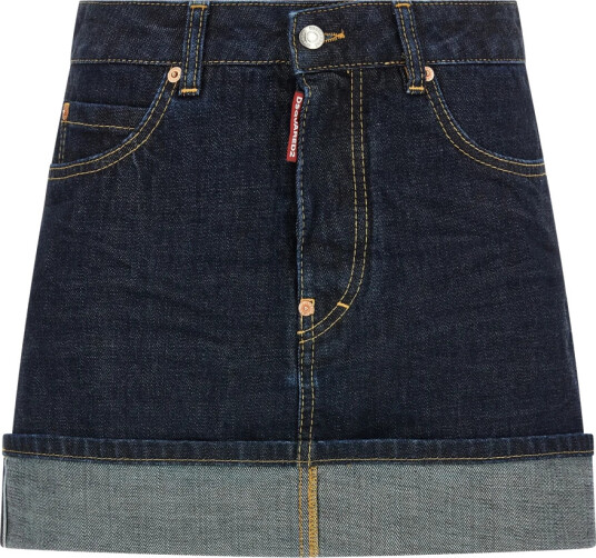 Dsquared2 Dame Skjørt Blå XS,