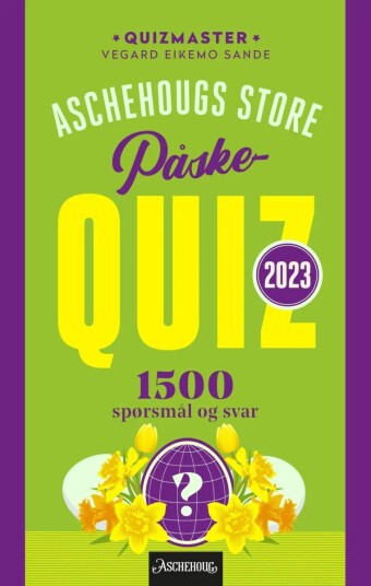 Aschehougs store påskequiz 2023 av Vegard Eikemo Sande