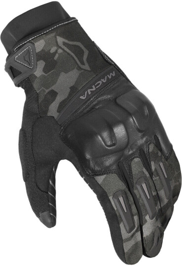 Macna Attila RTX Camo Motorsykkelhansker 3XL Svart Grå Macna Attila RTX Camo Motorsykkelhansker 3XL Svart Grå