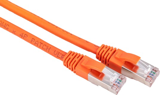 LinkIT Patch S/FTP Cat6a orange 1m