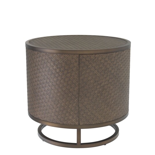 Napa Valley sidebord rundt bronse