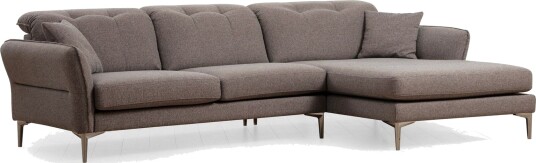 Chandara Sofa med Divan 3 seter   Grå