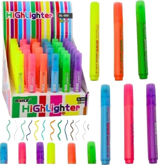 Highlighter Neonpenn For Notater, Skolekontor