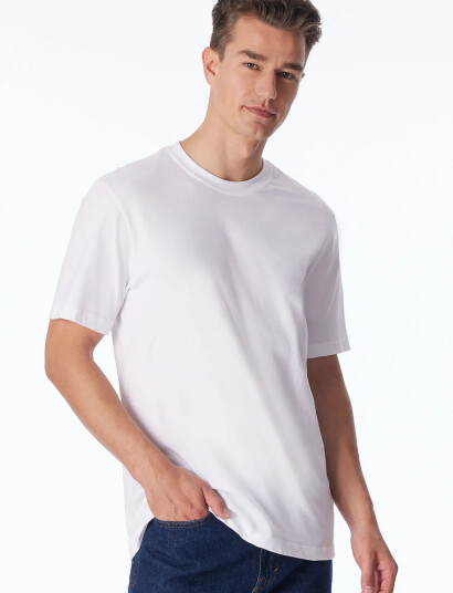 Schiesser Shirt 1/2 - White - M