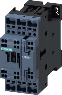 Siemens 3RT2028 2NB30 Kontaktor 1 Lukket + 1 Åpen/1 Lukket 21 28 V AC/DC 18,5 kW 50 A/38 A Elfordeling & strømforsyning