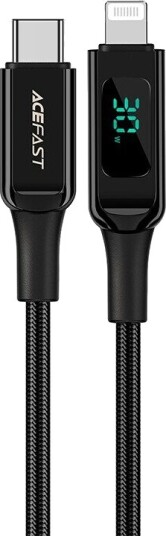 Usb-C Til Lightning-Kabel Acefast C6-01 20W 2.4A 1.2M Svart
