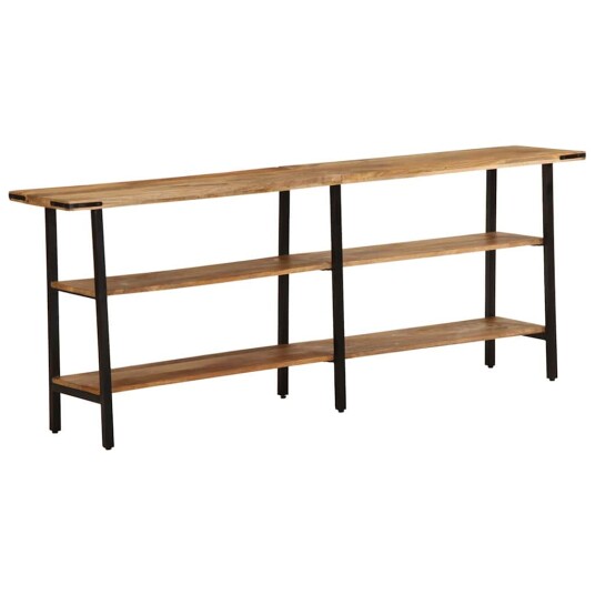 Konsollbord 180x35x70 cm heltre mango