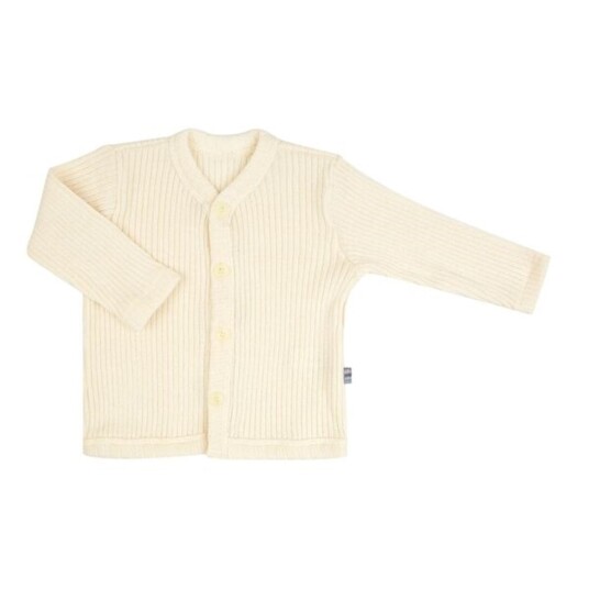 Joha Uld Nature Rib Cardigan 100 Joha Uld Nature Rib Cardigan 100