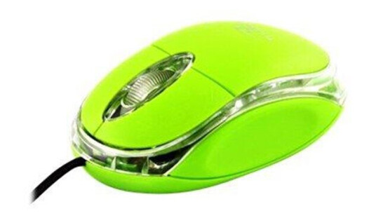 Esperanza Titanum RAPTOR 3D Mouse USB Green - Mus - Optisk - 3 knapper - Grønn