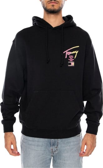 Tommy Hilfiger Herre Gensere & Hettegensere Svart L,
