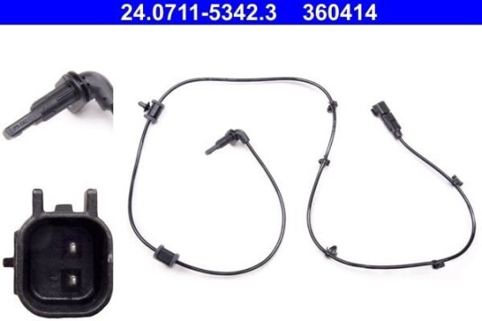 Sensor, ABS ATE 24.0711-5342.3