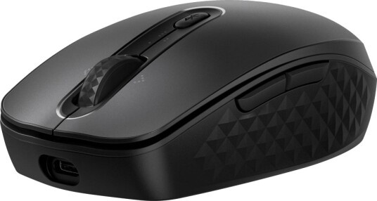 HP 690 Trådløs Trackball Mus med Qi-lading og 7 Programmerbare Knapper - Svart
