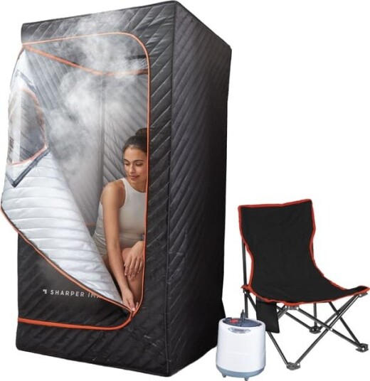 Sharper Image Steam Saunatelt 1216027050 (Svart)