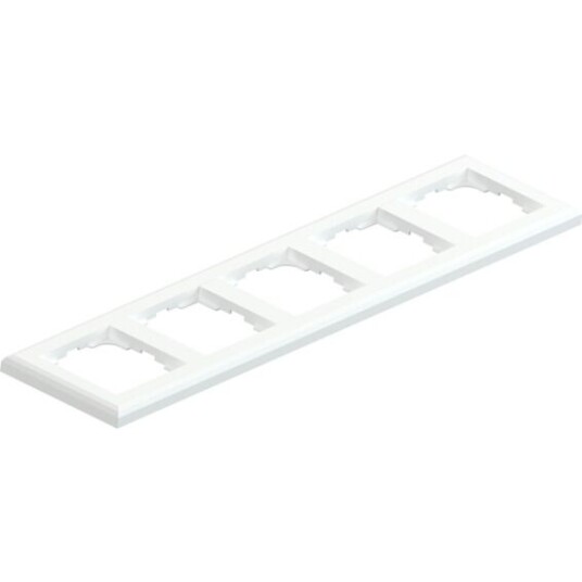 Namron Kombinasjonsplate Edge 5 hull Polarhvit