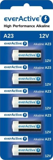 EverActive 23A Alkaline Batterier 12V 5-pakning