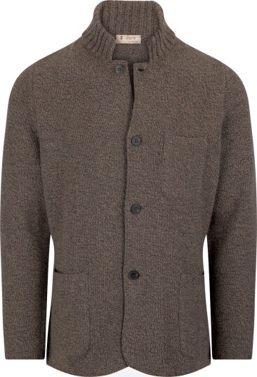 Fly3 Cardigan wool cashmere XL brun herre