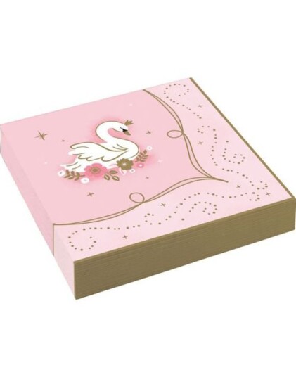 Amscan 16 stk 33x33 cm Servietter Princess for a Day 9906312