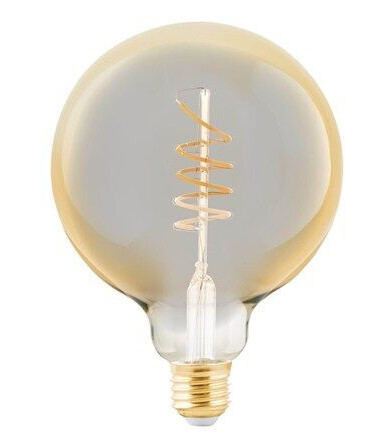 EGLO LED-lyspære E27 G125 SPIRAL 4W 245LM 2000K DÆMPB. AMBER KOLLI E27 EGLO LED-lyspære E27 G125 SPIRAL 4W 245LM 2000K DÆMPB. AMBER KOLLI E27