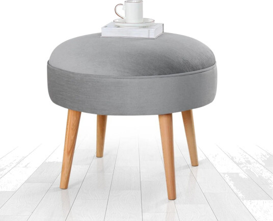 Graysen Sittepuff 52 cm Grå