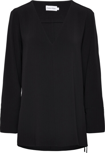 Calvin Klein | Structure Twill Ls Tunic Top | 34