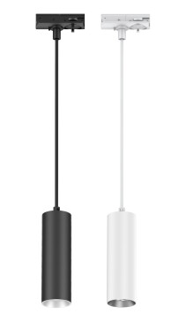 TL Tubespot Mini 927 8W Pendel Ø58 18cm Sort 3m
