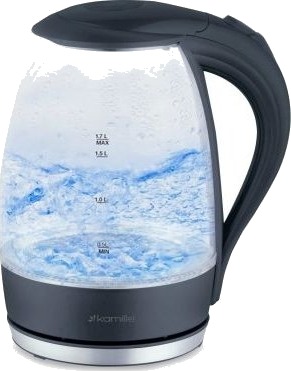 Kamille Km 1700B Vannkoker Svart