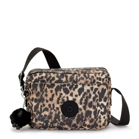 Kipling Abanu Medium Crossbody veske Wild Leopard