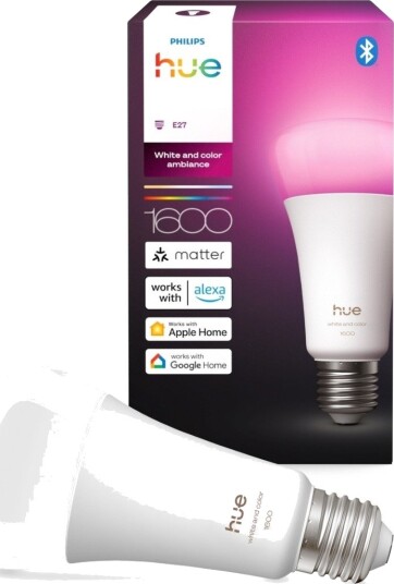 Philips Hue White & Color Ambiance Smart Lyspære E27 11.8W Philips Hue White & Color Ambiance Smart Lyspære E27 11.8W