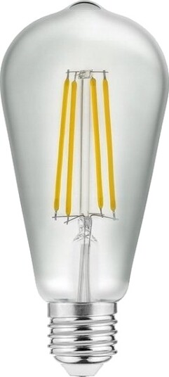 Gtv Filamentpære Ld St64fl4 30 6W E27 St64 3000K 6000 Lm Transparent