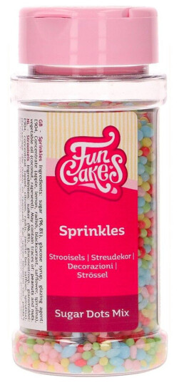 CakeSupplies FunCakes Strøssel Dots Mix - 80 g