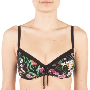 Chantelle Flowers Underwire Bikini Bra Svart blomstre E 70 Dame